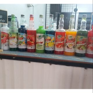 Dingfong Thai Fruit syrup (concentrated) No.1 brand in thailand