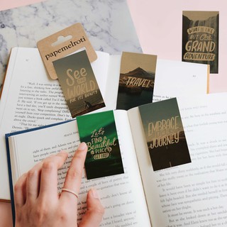 Papemelroti Grand Adventure Magnetic Bookmark | Book Accessories | Novelty Gift