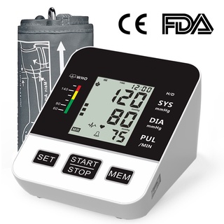 [Genuine] Home Blood Pressure Monitor Automatic Digital LCD Large Cuff Upper Arm Blood Pressure Moni