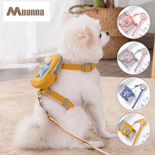 Collars pet leash pet collar The cat and dog general adjustable With Star Snack Bag