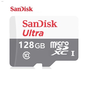 ¤❡Sandisk 64GB/128GB/256GB/512GB Micro SD Card Class10 MicroSD Original Memory Card White Gray+Free