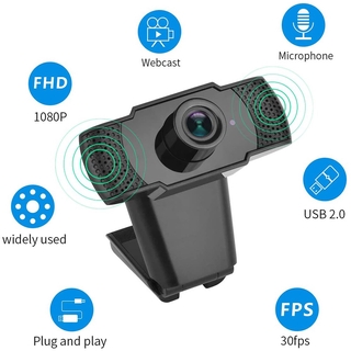 1080P Full HD USB Computer Camera With Built-in Mic Webcam