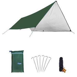 ✽☌Bluefield Thickening Awning Tarp Tent Shade Waterproof Sun Shelter Garden Canopy Sunshade Outdoor