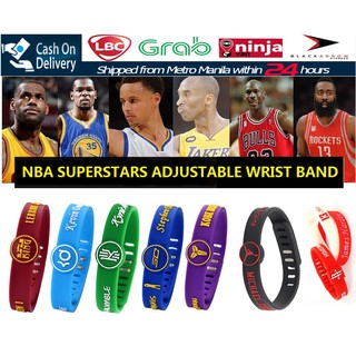 Bastketball Adjustable NBA Superstars Bracelet Wist Band (1)