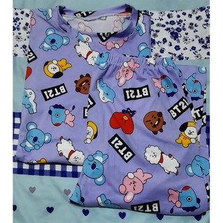 BTS bt21 terno pajama for -kids