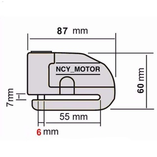 Motorcycle Accessories✥Bimota Motorcycle Alarm Lock Motorbike Anti-theft Lock Wheel Disc Brake Secur (4)
