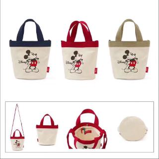 LE-JUNEV Korean Fashion Cartoon Mickey Shoulder Strap Diagonal Bucket Bag