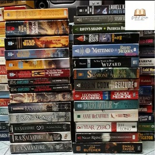 BOOKSALE: Preloved Pocketbooks Fantasy/Science Fiction Novels from Various Authors (BATCH 1)