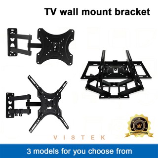 Vistek Retractable TV Wall Mount Bracket Wall Stand Adjustable Mount Arm Fit for LED TV
