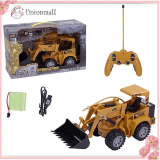 UNION 2.4G Remote Control Construction Toy RC Truck 4WD Tractor Bulldozer for Kids Gift