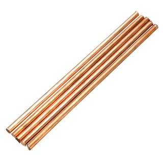 ✿tocawe 5Pcs Solid Round Copper Bar 3mm Diameter 300mm Length Metal Bar Rod (4)