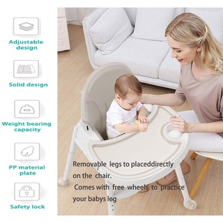 【COD】 【COD】Baby High Chair Feeding Chair With Compartment Booster Toddler High ， （1-10 Year Old）