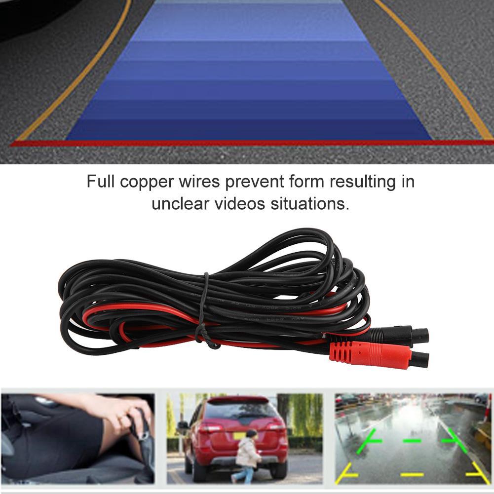 4Pin Car Reverse Rear View Parking Camera Video Cable