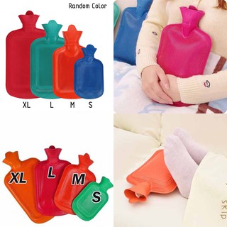 Thick Rubber Hot Water Bottle Bag Warm Relaxing Heat Cold