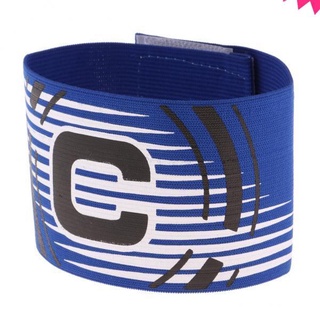 2xCaptain Bracelet Football Soccer Sport Adjustable Bracelets Blue