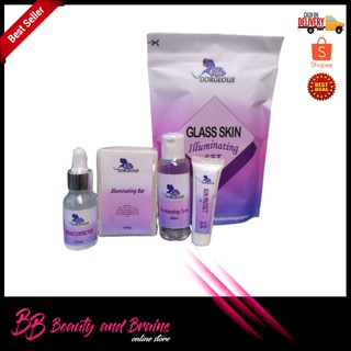 Buy 1 Take 1 Illuminating Set Be Gorgeous Glass Skin Rejuvenating, Complete Whitening Pores Minimize