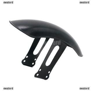 [YEN2] Universal Motorcycle Rear Wheel Cover Fender Splash Guard Mudguard+Bracket Black MO (1)