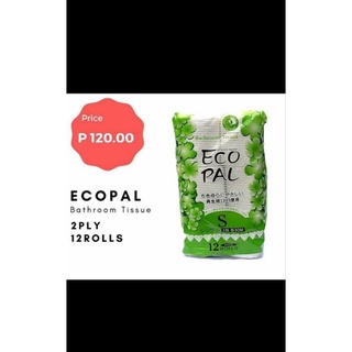 2Ply 12Rolls Ecopal Bathroom Tissue Toilet Paper