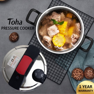 Toha Pressure Cooker 6L Rice Cooker Multi Cooker for gas stove and induction cooker home kichen