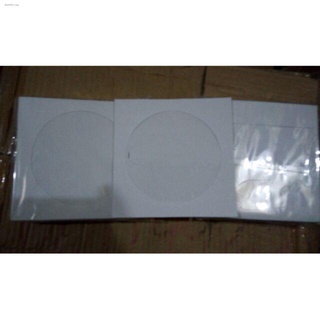 Laptop Bags & Cases∋CD Paper Case white Color 100pcs per pack One sided