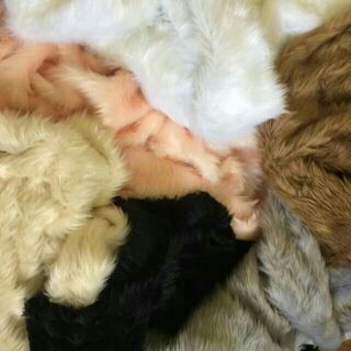 Fur Faux fabric flat lay (1)