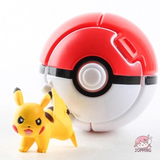 【BEST SELLER】 ❤J0P-1PC Bounce Pokemon Pokeball Toys Pop-up Elf Poke Ball Toy Gift (1)