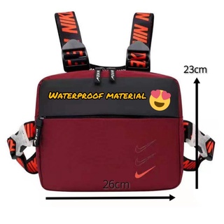 Men's crossbody bag Nike chest bag waterproof big chest body bag
