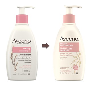 Aveeno Creamy Moisturizing Oil/Daily Moisturizing/Sheer Hydration/Skin Relief 354mL