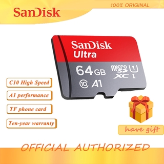 Hot Sell SanDisk Ultra Memory Card SDXC UHS-I microsd Class10 80M/s micro SD Card 32GB 64GB 128GB 256GB TF Card carto de memoria In Stock