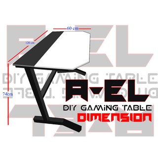 A-el DIY gaming Table ✴️DIMENSION✴️ ☑️60x120 Cm ☑️74 cm or 29inch height *☑️Detachable