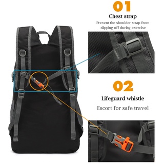 AUGUR Ultra-light portable travel folding backpack storage outdoor mountaineering sports Hiking Cycl (4)