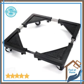 ✢◈♧Multifunction Movable Washing Machine Base and Refrigerator Stand Base With Wheels Magic Trolley