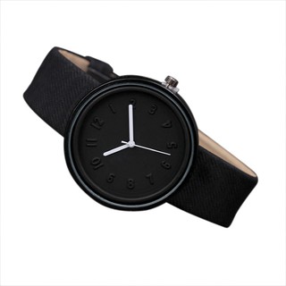 LW Unisex Fashion Number Watches Quartz Canvas Belt Wrist Watch (1)