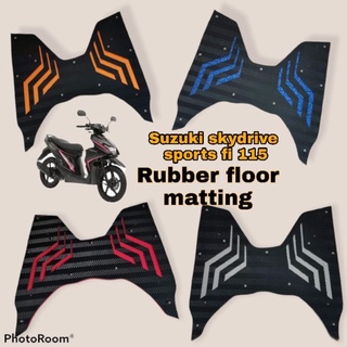 Motorcycle Accessories✕Suzuki skydrive sports rubber floor matting