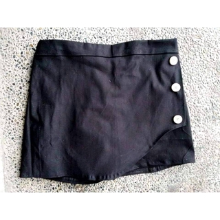 Plus size Button Down Short Skirt ( Skort) (2)