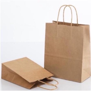 Gift Bags❦☎Brown Plain Gift Craft Paper Bag 1pc