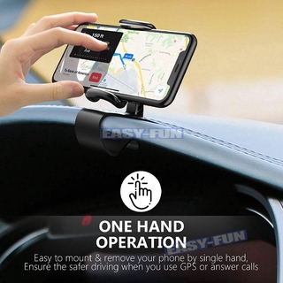 Car Phone Holder Rotating Dashboard Clip Mount Stand 360-Degree Rotation Cell Phone Holder IN STOCK (3)