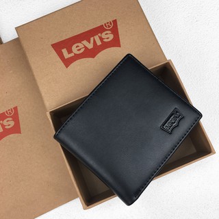 (Limited time discount) Levi's men's wallet, 100% authentic, leather wallet, short wallet, folding wallet
