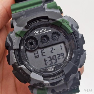 ❁Casio G-Shock Digital Watch with FREE Gift Box (Grey/Green)