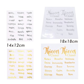 Essential Oil Labels Letter Stickers Oil Proof Waterproof DIY Labels Stickers Accessories for Essential Oil Bottle (4)