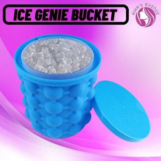 Ice Genie Ice cube maker The Revolutionary Space Saving silicone ice bucket for drink juice beverage