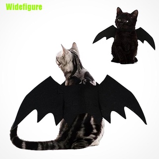 [M]Halloween Pet Cat Dog Costumes Clothing Pet Accessories Black Bat Wings Pet
