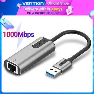 Vention USB 3.0 2.0 C to Gigabit Ethernet Adapter RJ45 Network Card 10/100/1000MBPS LAN Convertor