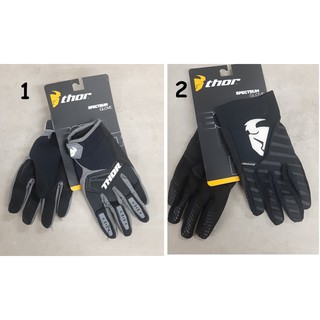 T4K Full Finger Gloves Motocross Bicycle and Motorcycle Racing Gloves Pad Breathable 1 2