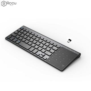 wireless keyboard mini 2.4G Wireless Keyboard With Numpad and Touchpad for Windows PC 59 Keys Ⓡ