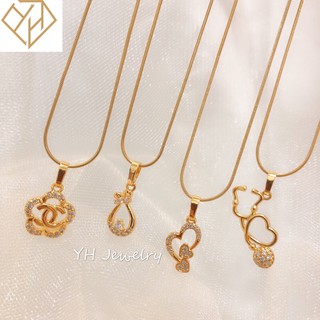 【YH】18k gold plated fashion pendant necklace