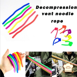[Ready Stock] Tangle Twist Decompression Toys Child Deformation Rope Plastic Fidget Stress Toy