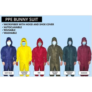 PPE Bunny Suit Taffeta/Microfiber