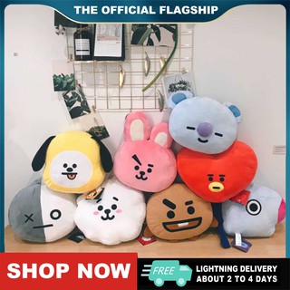 [YUKE] KPOP BTS Bangtan Boys Bt21 Pillow Cushion Plush Toy Doll Home Decor