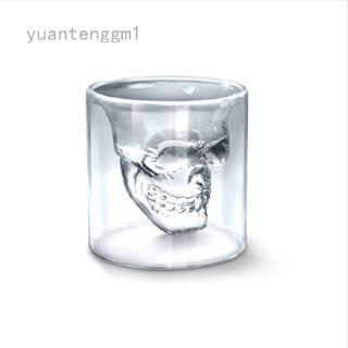 Crystal Skull Head Vodka Shot Whiskey Wine Drinking Glass Decanter Cup 25ml Mini